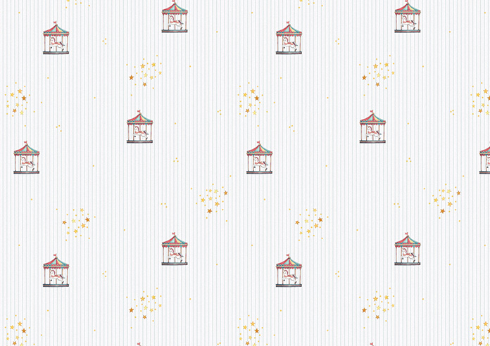 Merrily, Merry Small Fairground - Twist&Fit Roman Blind - Image 7